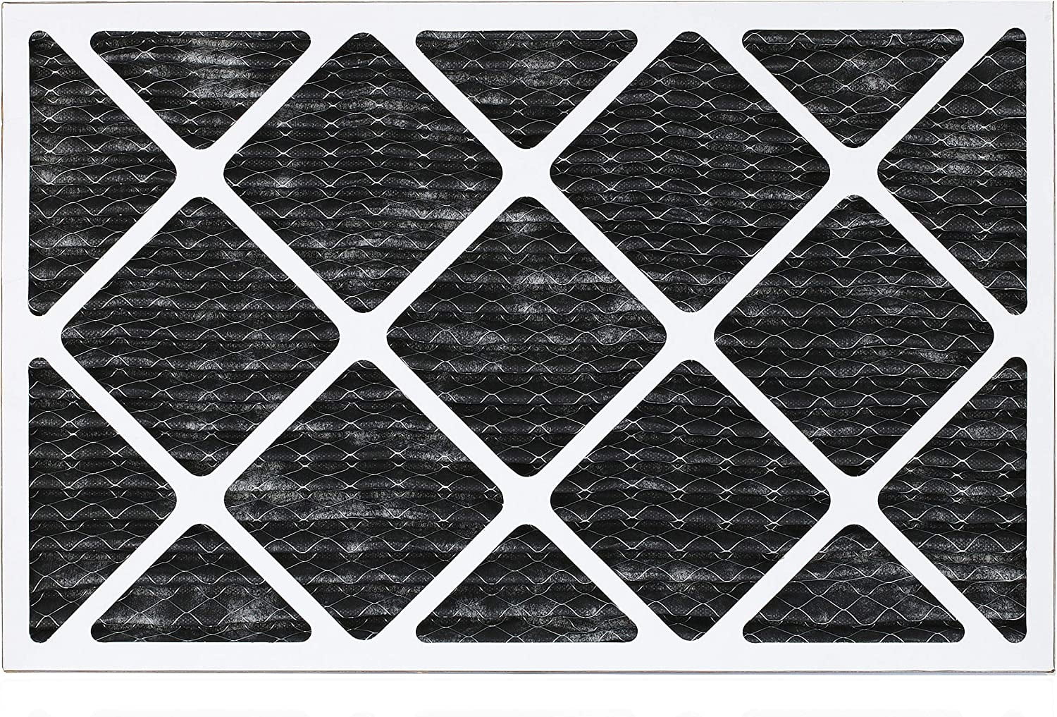 with MERV Eliminator 16x25x1 HVAC (6-Pack) Activated 8 Filterbuy AC Pleated Air Filters Odor Carbon Furnace