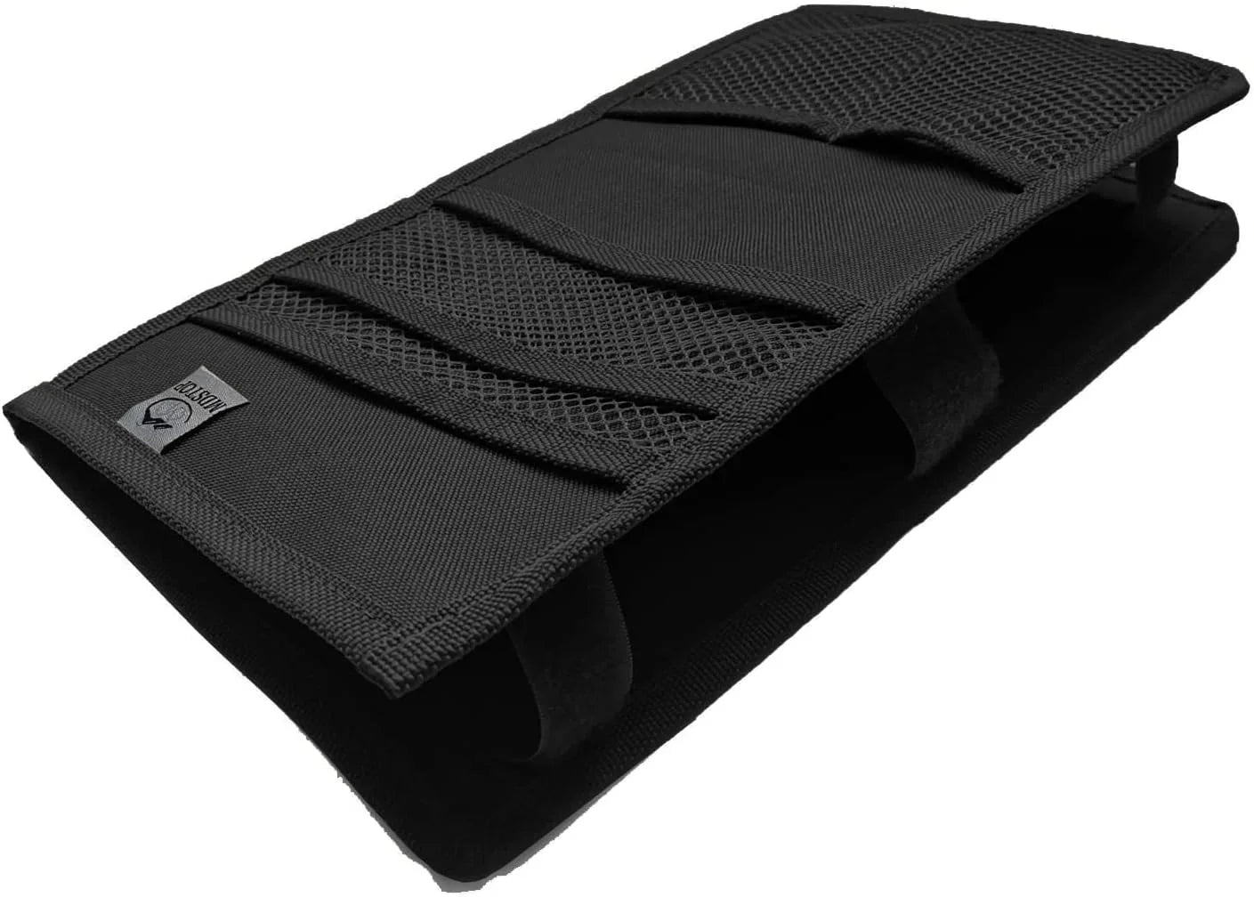 Webbing Tactical for Pickups Vehicle (Black, Visor Organizer Sunshade Sun Trucks, Visor MDSTOP Car 7"x12") Cover Panel Storage Pouch Compatible Suvs, Fits Cars, Molle Holder