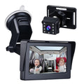 Night Vision 4.3 Crystal Car Baby Mirror View Clear Inch ammoon Camera, Monitor, 1080P Wide