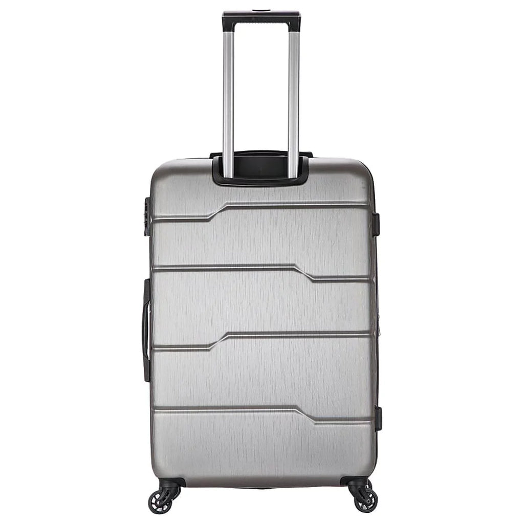 DUKAP Spinner Plastic Silver 4-Wheel (DKROD00L-COA) RODEZ Luggage Large