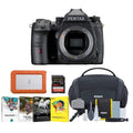 Card with K-3 Camera Drive Pentax Accessory III and Monochrome Body Memory Hard Bundle Bundle (Black) Mark
