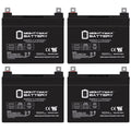 12V Battery - Pack Pride Mobility 4 35AH Powerchair Jet 3 For