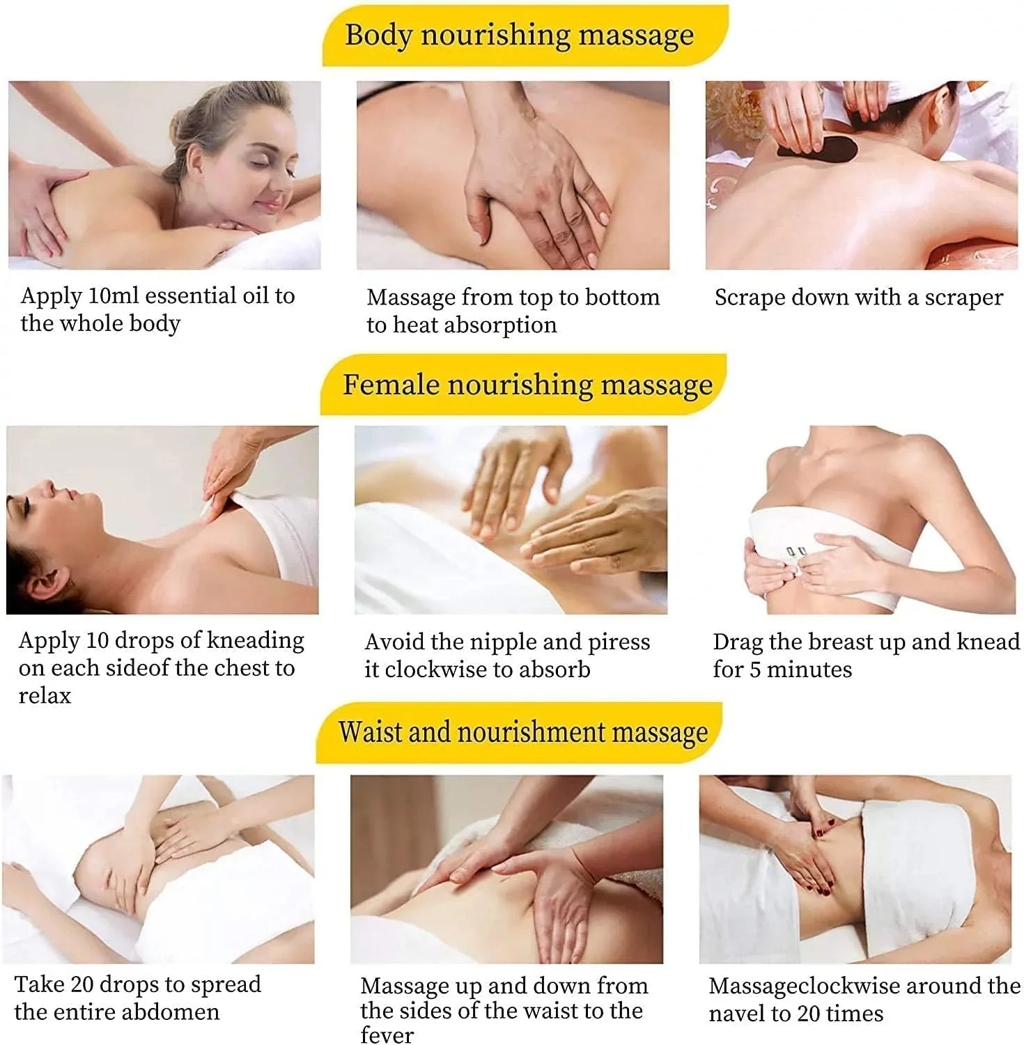 5 Oil Belly Massage, Oil, 100% Massage Massage Drainage SPA Perfect Gift Day Ginger Drainage for Grapeseed Pcs Oil, Oil Pure Ginger Ginger Skin, Valentine's Set Natural Cosprof Lymphatic