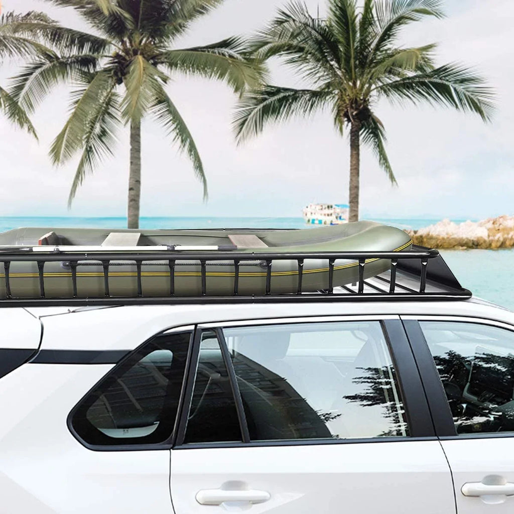 64" x Capacity, Top Rack for with 150lb Roof with Cargo 6” Car Basket Cargo Holder Rooftop 39”x Luggage Carrier Universal SUV, Truck Extension, Carrier