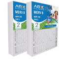 Compatible Premium & AIRX by MPR USA FPR Air to 16x25x5 Controls MERV Made 16x25x5 Comparable Filter with AIR. WICKED Field 700 46585900 FILTERS 8 Filter 2 Pack 5 CLEAN Furnace #