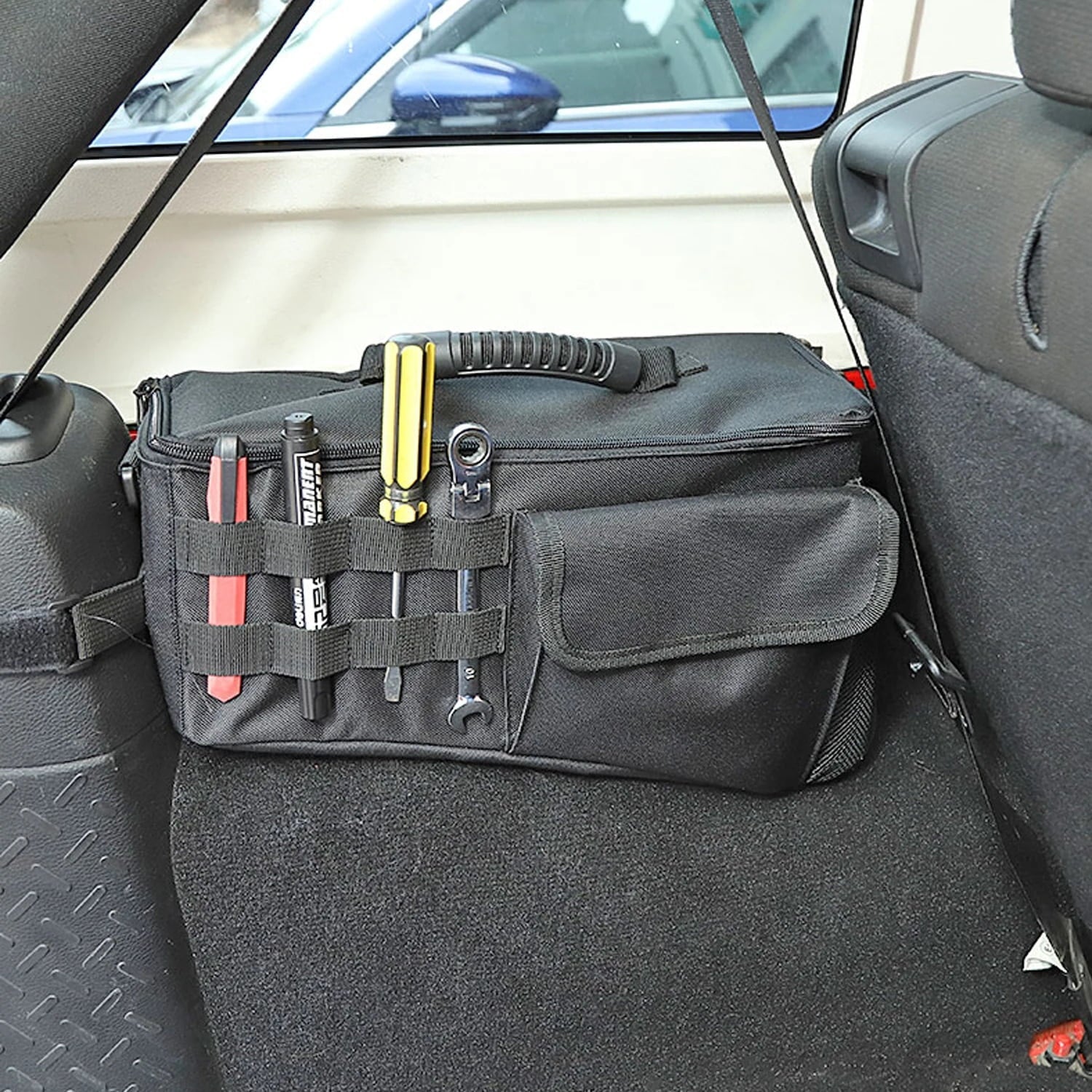 4 Interior Stowing Organizer Side 2007-2024 2024 Car Doors Tidying Tray JK JL Jeep for Accessories Bag Tool