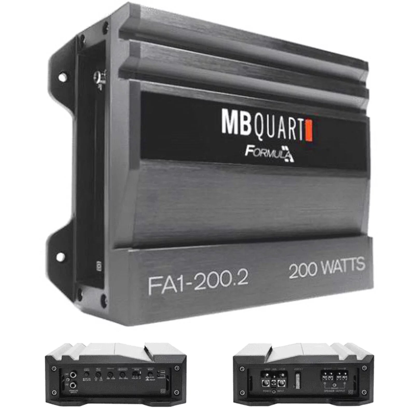 2 FORMULA Car FA1-200.2 Watt Amplifier Bundle Amplifier Channel Audio MB 200 Quart