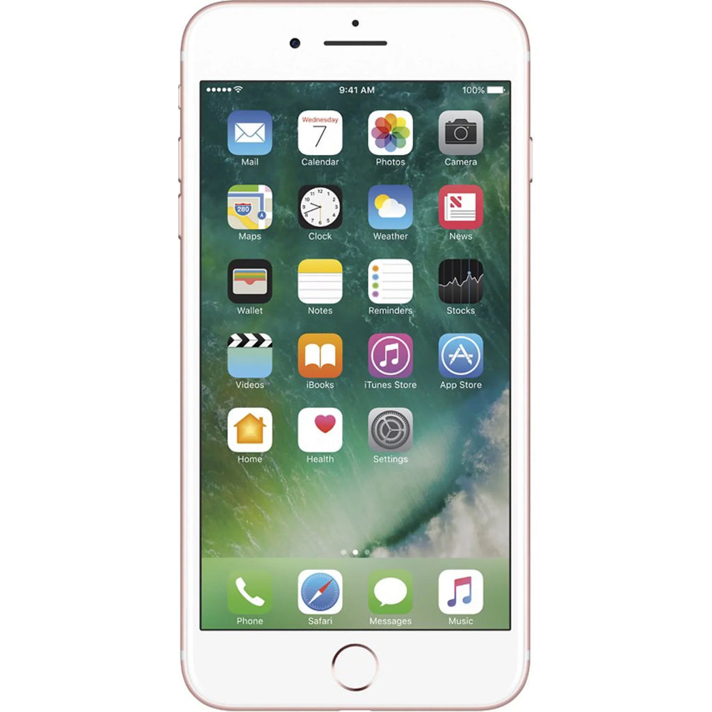 256GB iPhone (AT&T 7 Plus Smartphone T-Mobile)  Unlocked Gold + Rose (Refurbished) GSM Restored