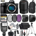 Mirrorless Wireless 50mm Version Nikon + + Filters + Telephoto 64GB + Lens 0.43X S + - + Card UV-CPL-FLD Remte International Memory Angle Lens 2.2x Flash Z5 Digital Wide Camera with f/1.8 Lens