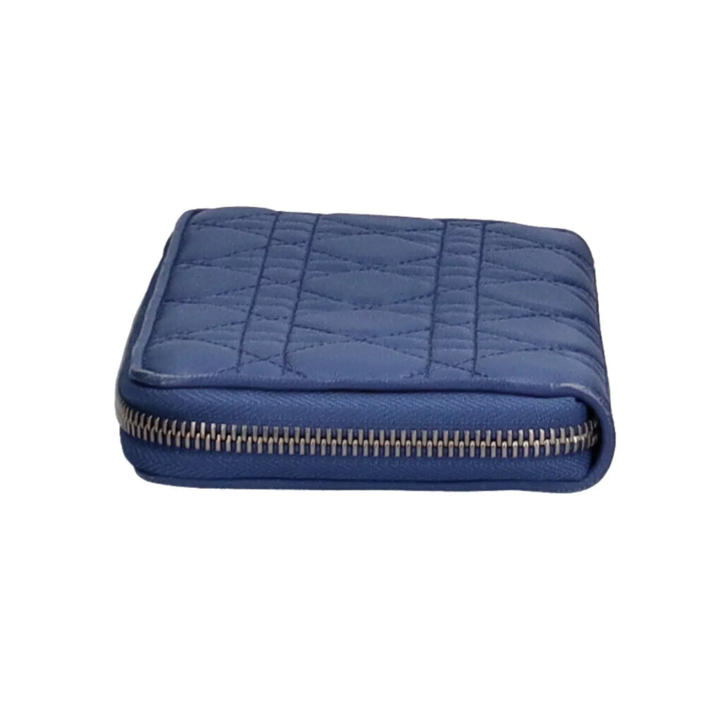 wallet Voyageur lady ladies (Good) Pre-Owned long lambskin Christian Dior
