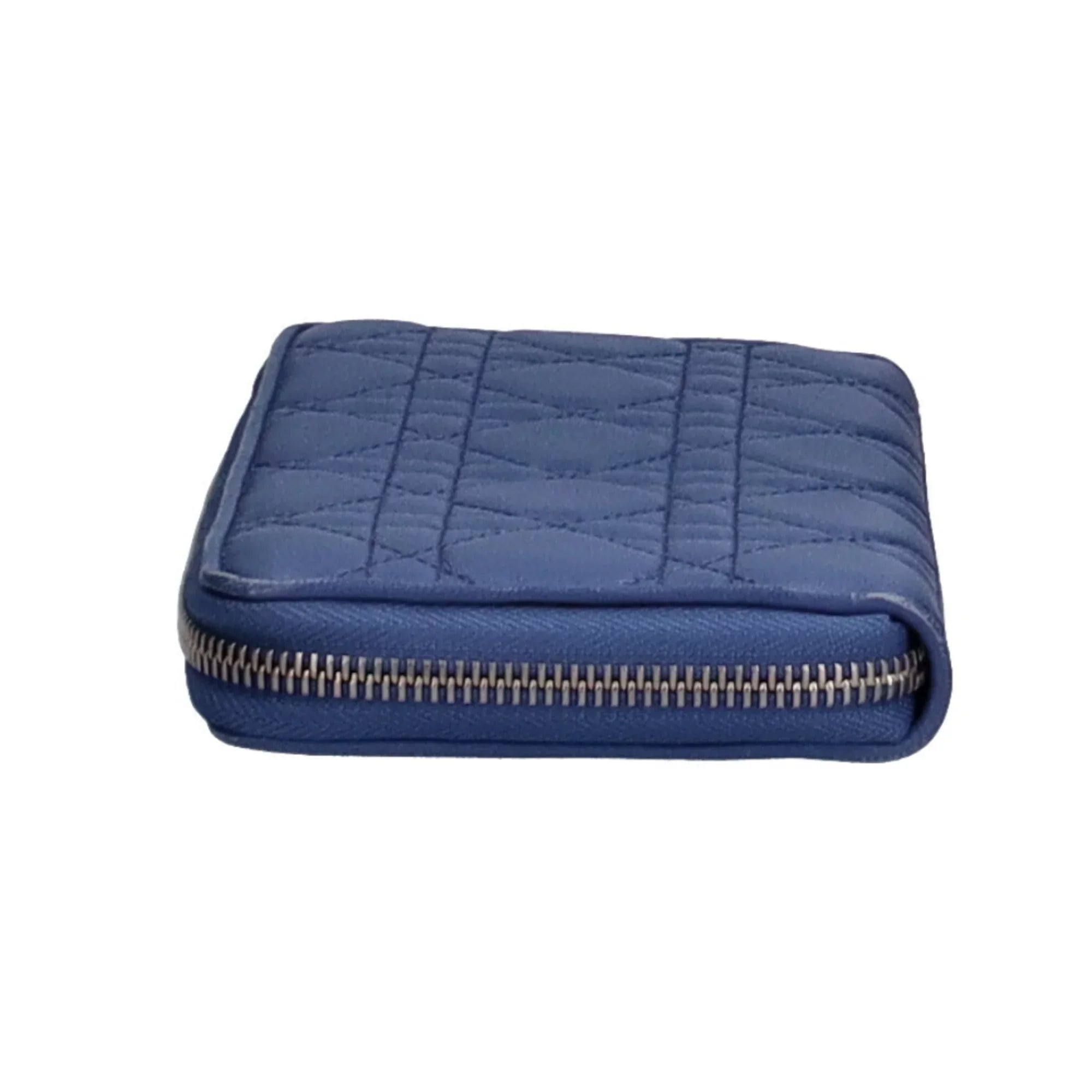 wallet Voyageur lady ladies (Good) Pre-Owned long lambskin Christian Dior