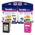 62MS VersaInk-nano 62CS Life HP Color - 4X Black(MICR) Cartridges