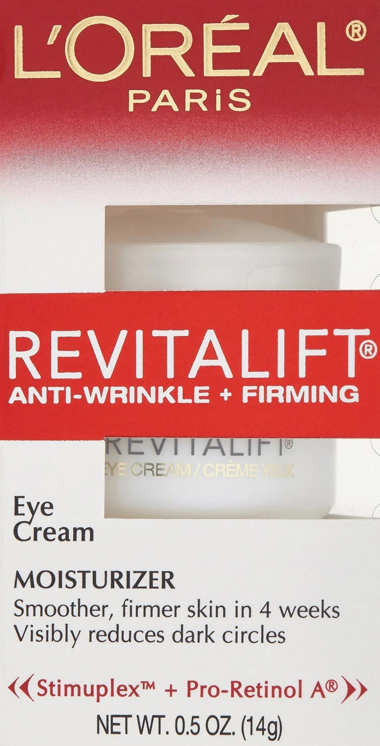 Revitalift Wrinkle Anti Ounce Eye 2) 0.5 (Pack Firming Cream, L,Oreal Paris Of +
