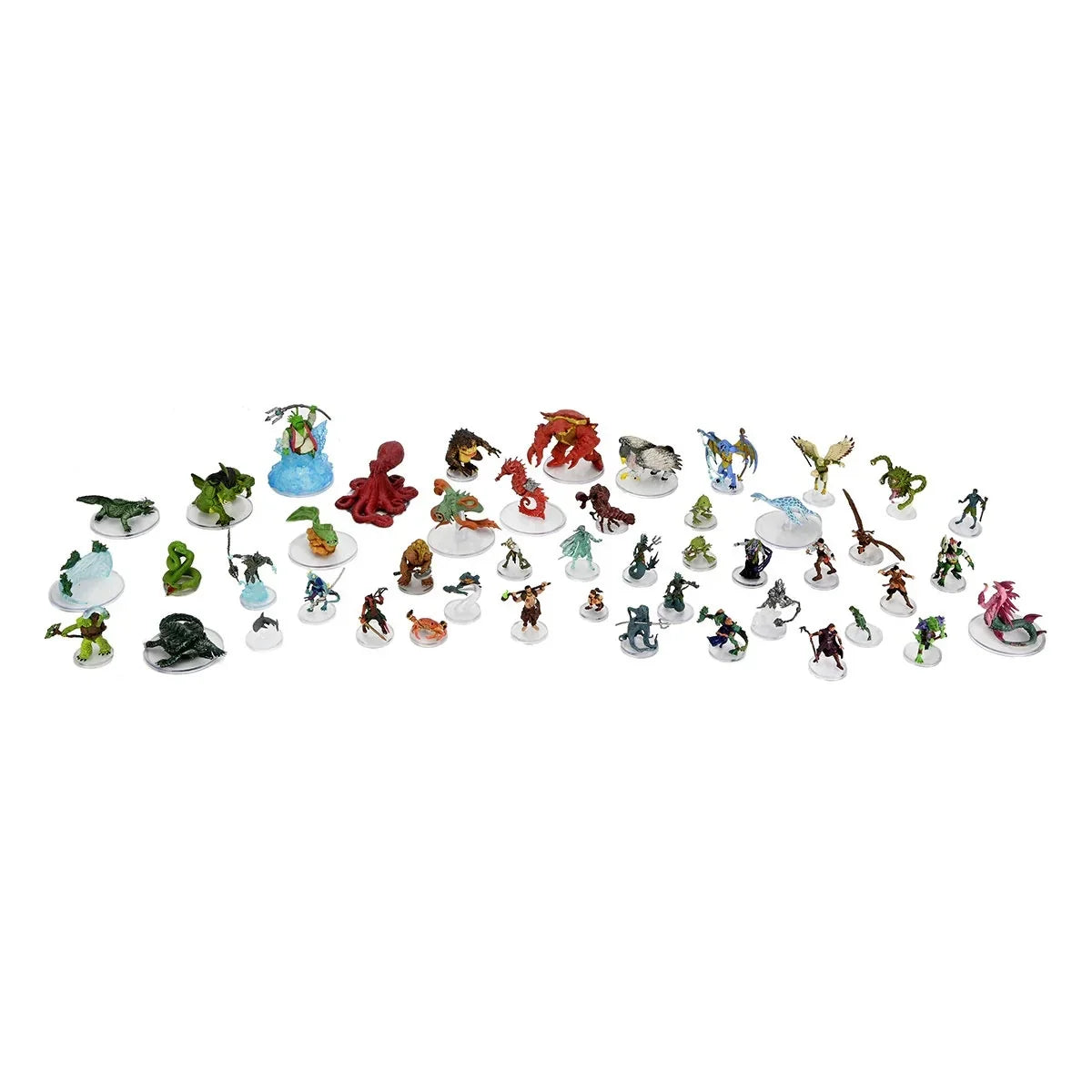 '- Figurine Set & Pack & Dragons Icons Brick Shores Dungeons the 8 Wizkids of Seas Realms Booster 28 of