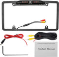 Rear License Night Rear Backup Backup 8 Plate View s Vision Camera with Angle, 170° Viewing Camera, Waterproof