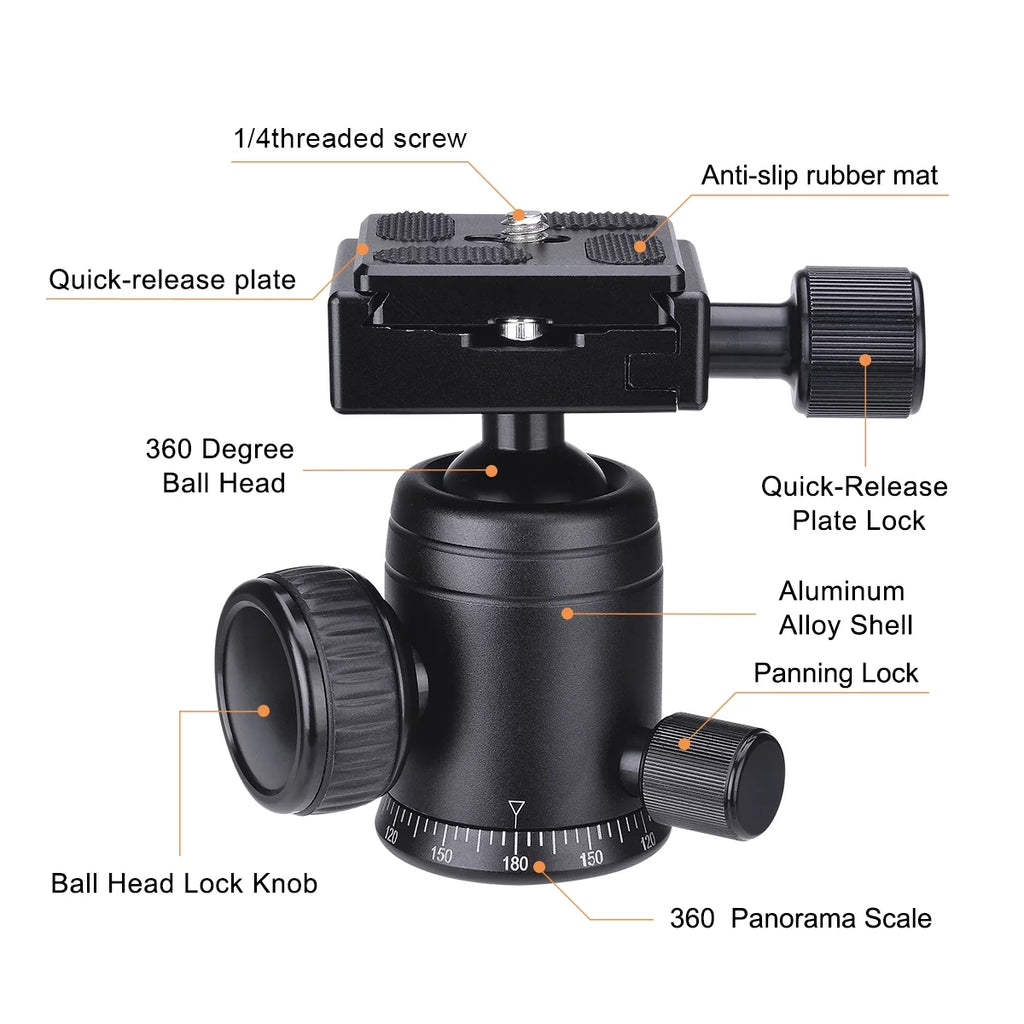 BM with Sony Camera Heavy RED 360° Nikon Load) Suction Head Camcorder Compatible lbs Canon Cup Car Ball Holder Mount Vehicle (20 Duty Mirorrless DSLR