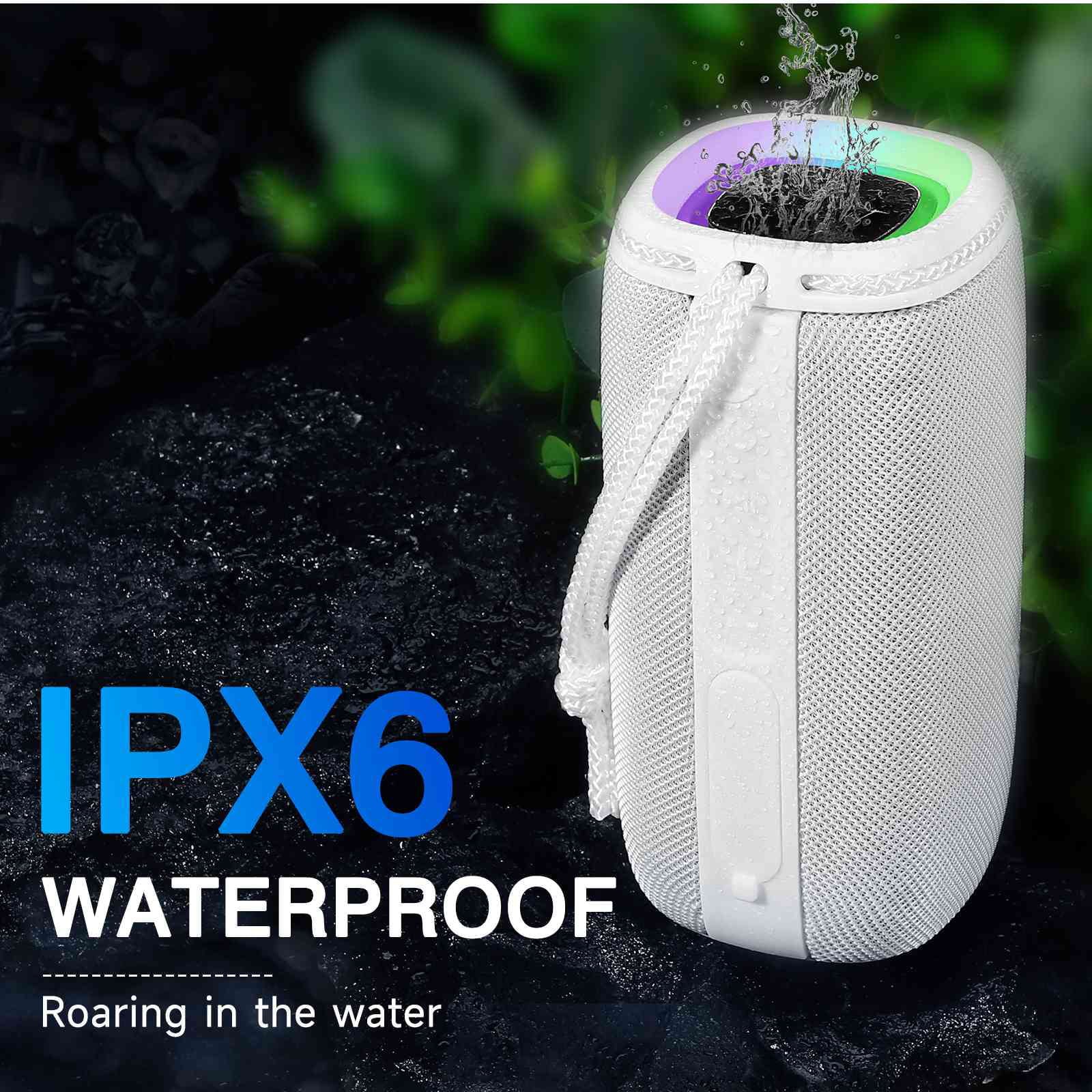 Speaker, for Plus Speakers XA1 Series IPX5 - Speaker White Bluetooth Wireless with Surround Bass, Scorpio Xperia HD BT5.3, Sony Waterproof Pairing, Portable Sound 360° Punchy UrbanX True
