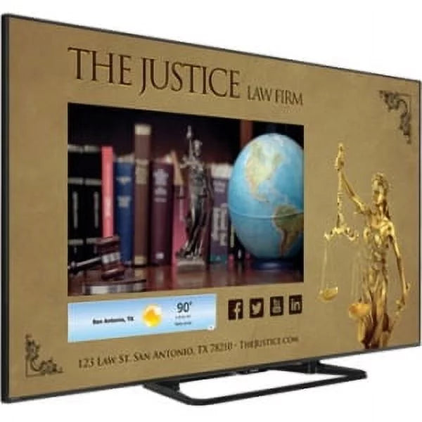 '- LCD TV - 80" Class edge-lit LC-80LE661U 1080 Smart LED-backlit digital - 1920 x Diagonal signage Aquos Sharp - / HD TV hospitality