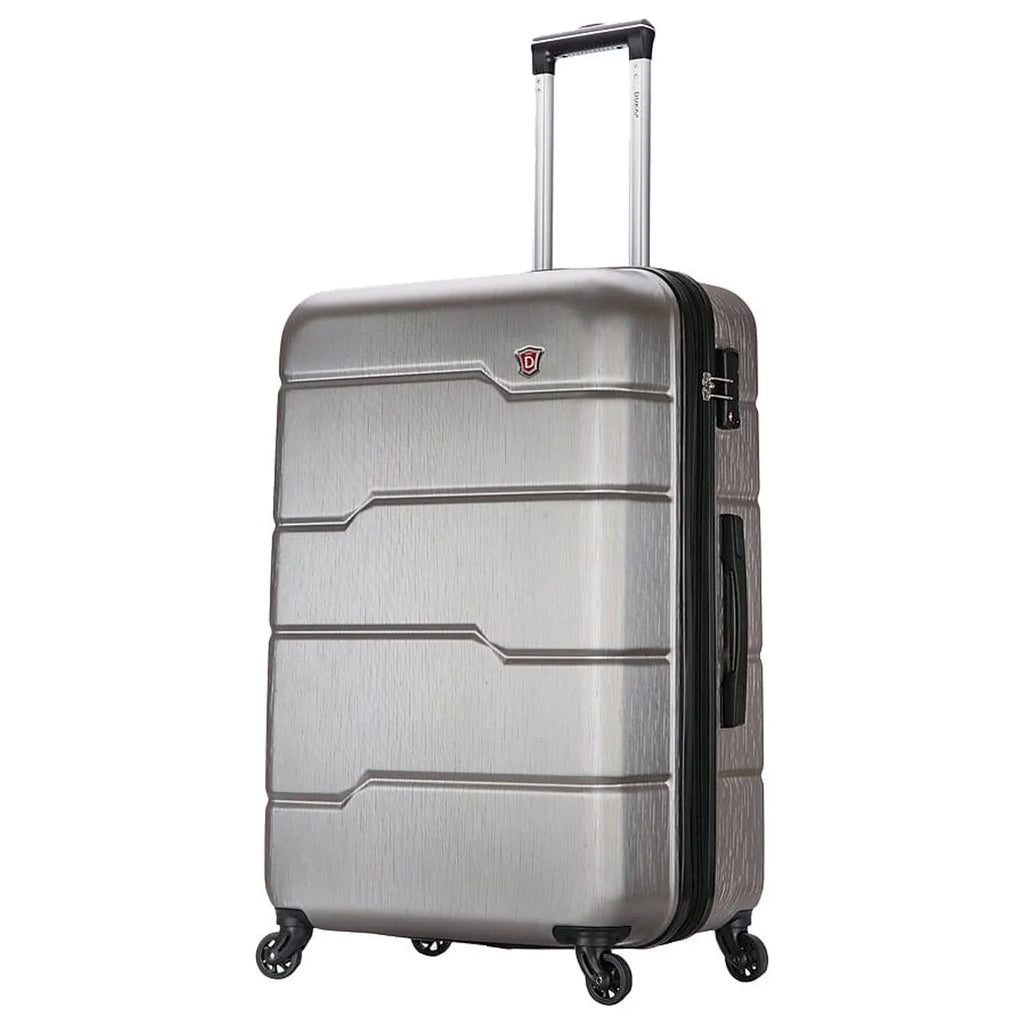 DUKAP Spinner Plastic Silver 4-Wheel (DKROD00L-COA) RODEZ Luggage Large