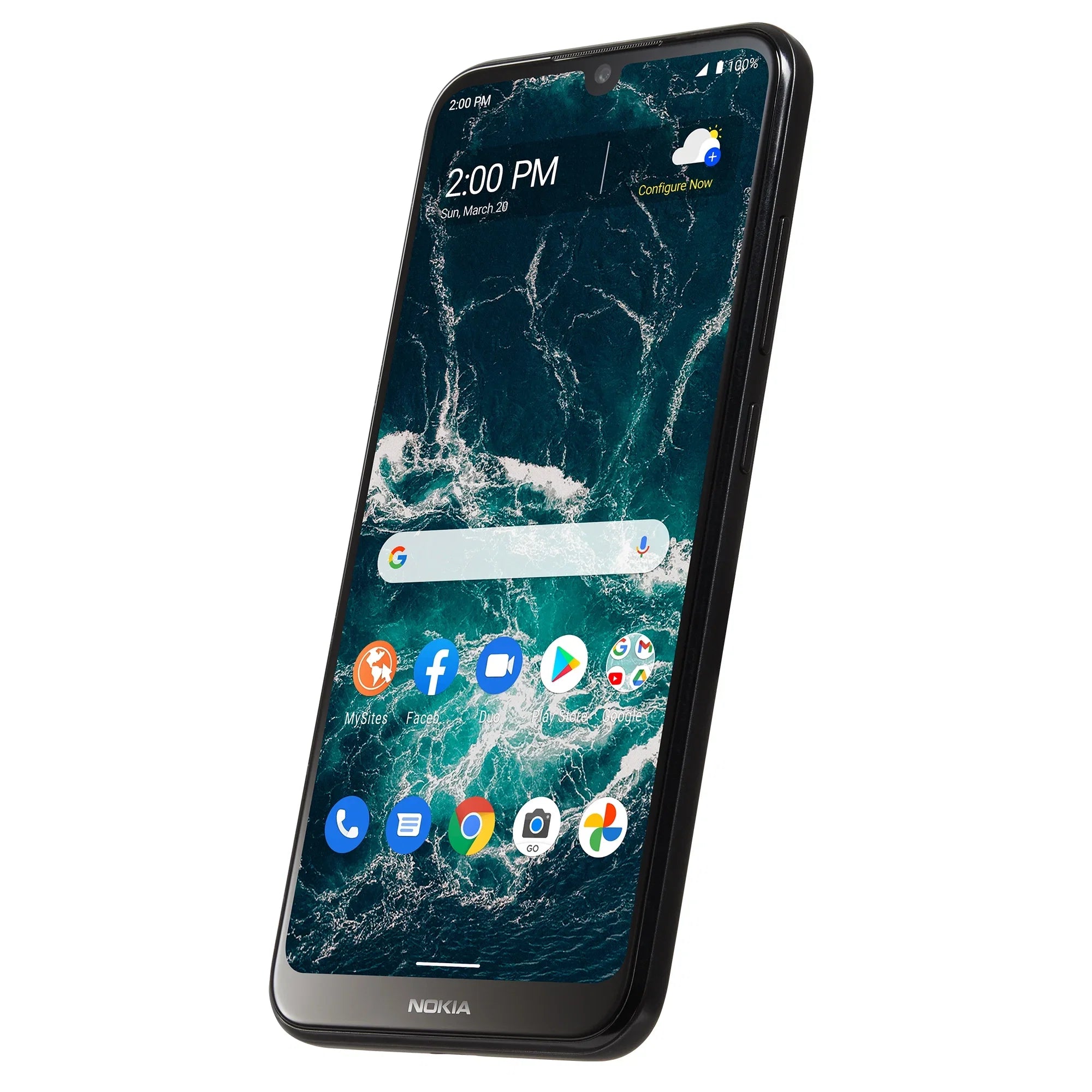 Nokia [Locked C200, Simple Gray- Mobile Smartphone Mobile] Simple to Prepaid 32GB,