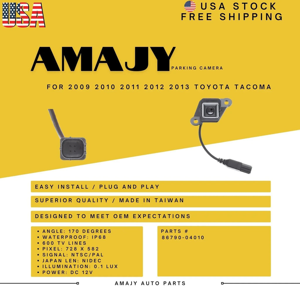 Camera for 09-13 Backup Toyota Replaces Tacoma 86790-04010