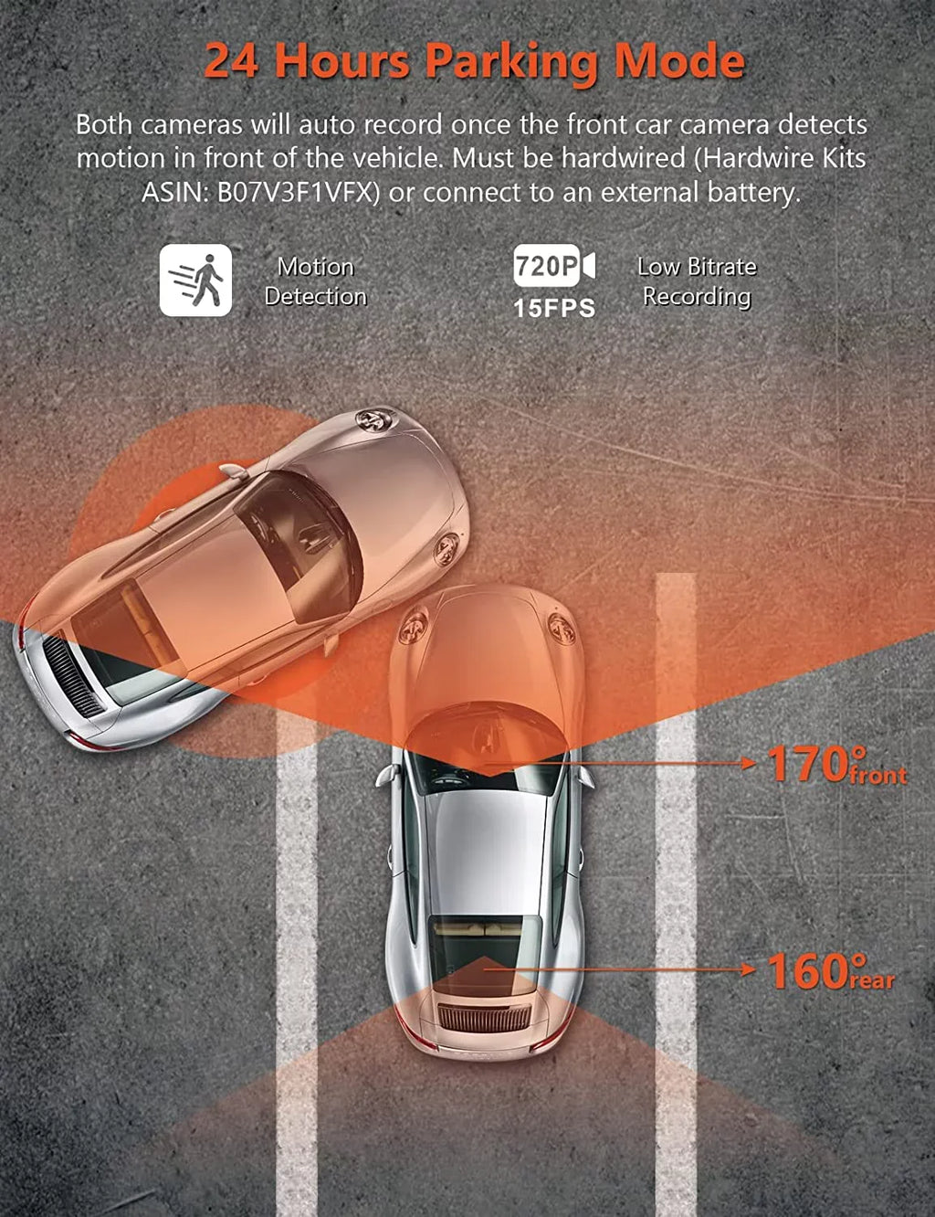 Low Single Car Cam, Built 1080P and Camera, Recording, Front Parking Dual Bitrate 4K Dash Design, Vantrue G-Sensor in Front Vision, HDR, Night Hidden Rear Supercapacitor, (S1W) Mode, GPS, 24/7