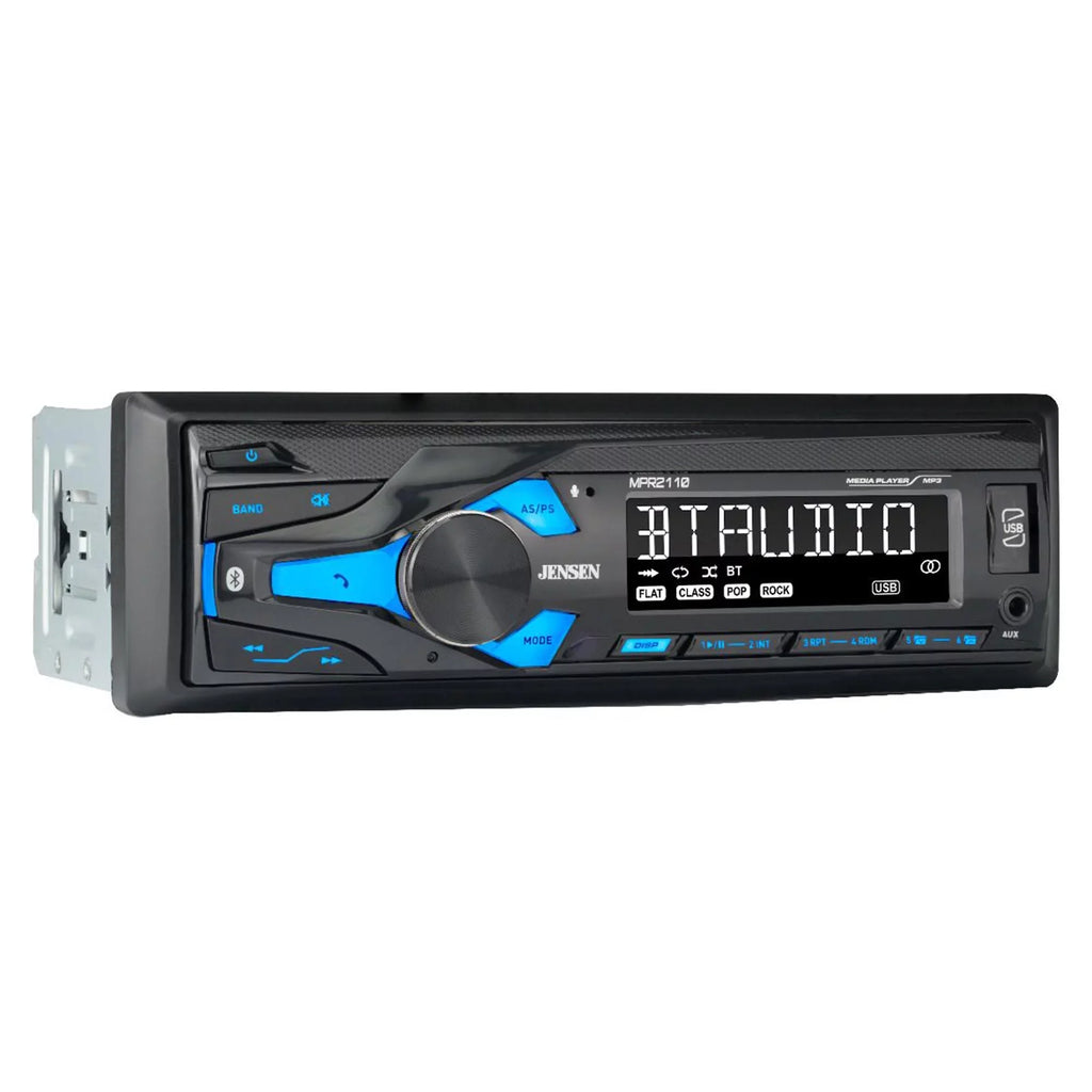 MP3 AM/FM Din Bluetooth USB/AUX Single Digital Jensen MPR2110 Stereo Car