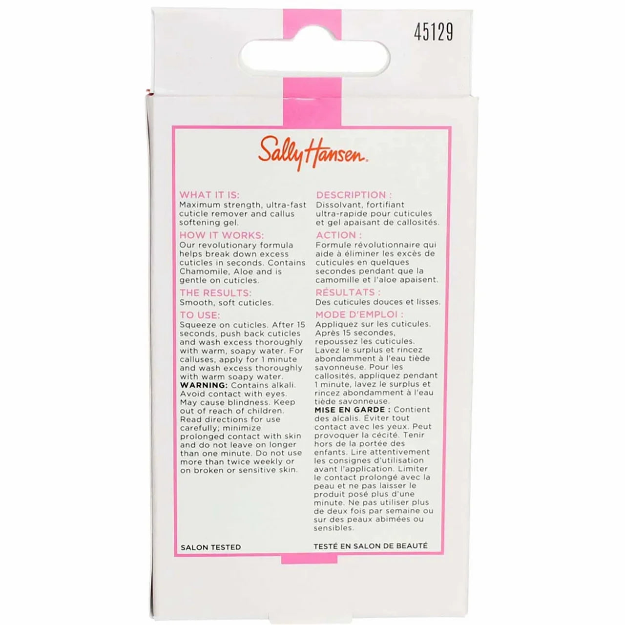 Sally Remover 4) Hansen oz 1 Cuticle (Pack of Instant