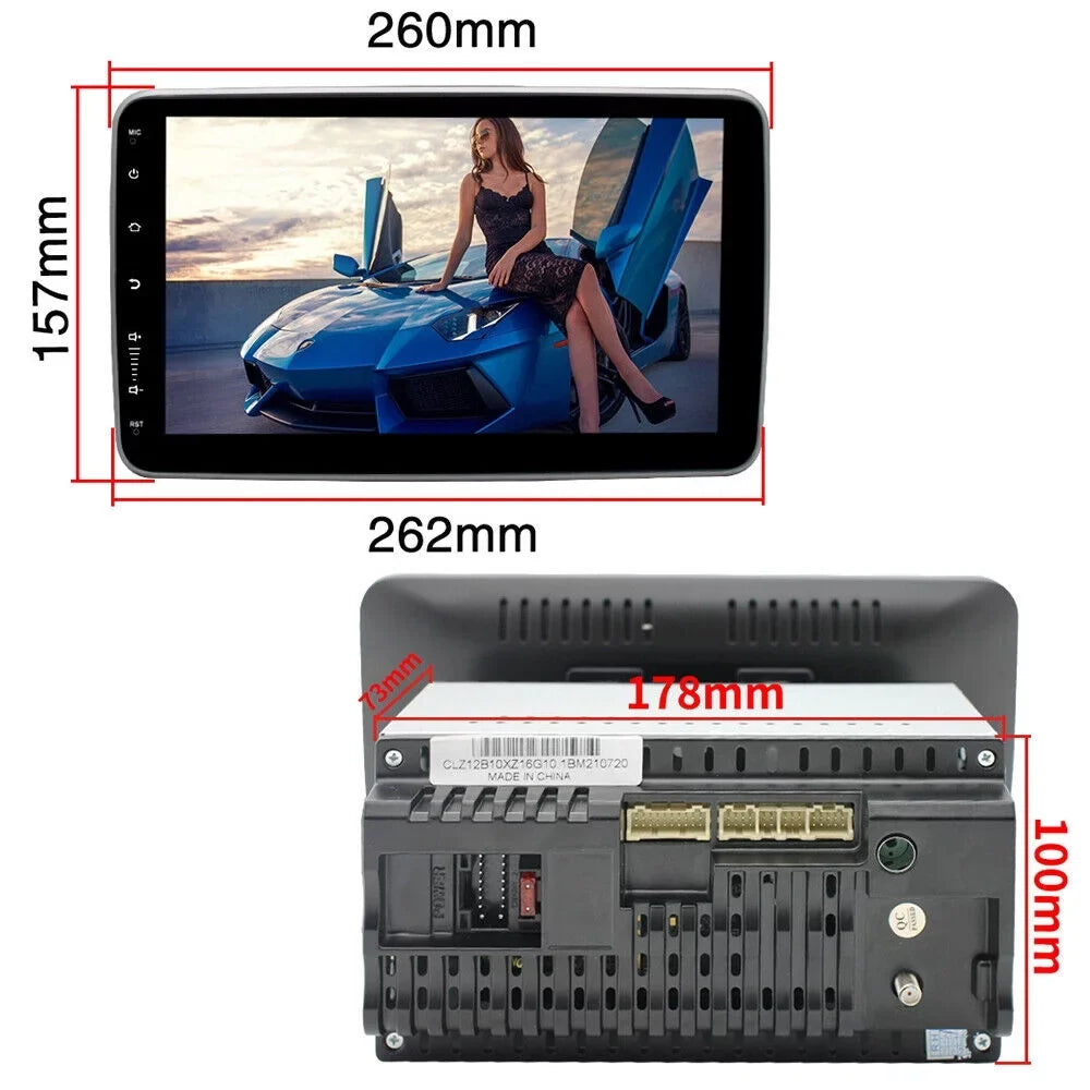 GPS 10 On-Board Screen Navigation Inch Jahy2Tech Din Dual 9.1 Android Player Wifi Touch