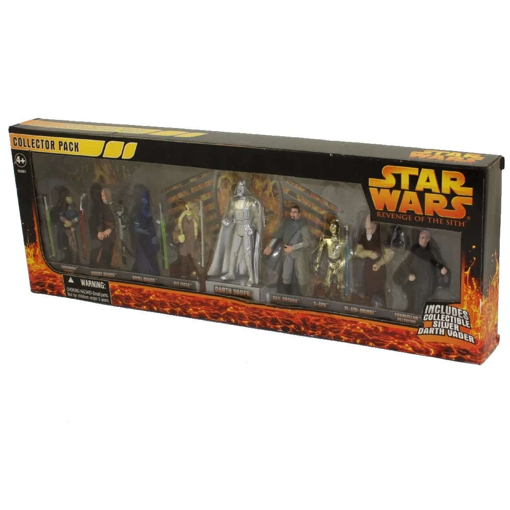 Sith (Silver - Set of Action 9-PACK Dooku, the COLLECTOR Revenge Star Bail Vader, Wars Figure +6)