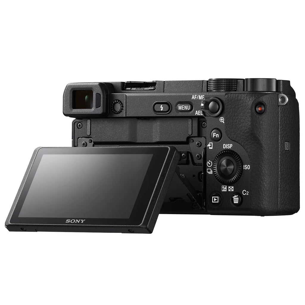 f/3.5-5.6 Battery ILCE-6400L/B Gear Bundle 4K Lens Angle Wide with Sony Deco Telephoto Filter and Editing & a6400 Set 0.43x (Black) + Mirrorless OSS Camera Lens 2.2X Power Extra Case 16-50mm Kit