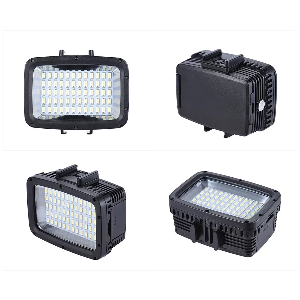Photo 40m Video DSLR * Diving Shoe Cam Filte Modes Bright w/ SJCAM 10 3 + Fill-in Action Waterproof Hot for GoPro Ultra & Yi 60pcs 1800LM Underwater Andoer Hero Mount for Studio 5500K 3