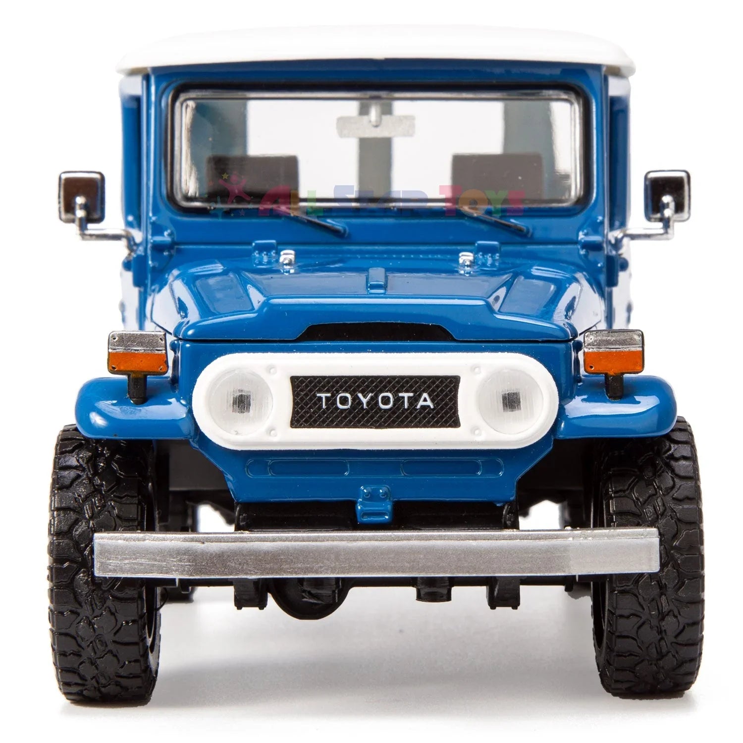 J40 Custom 1/24 Toys Wheels Cruiser Star Exclusive Royal by Land FJ40 All 79323 Toyota Cruiser Off-Road Model Motormax with Diecast FJ Blue