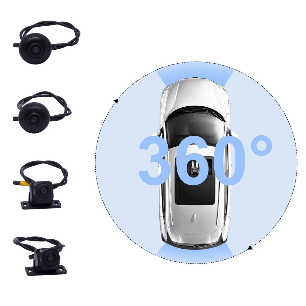 for 1080P Surround View 360 Recording Dash Degree Bird Rear DVR Miumaeov Car System Cars Kit 4-Camera Cam View