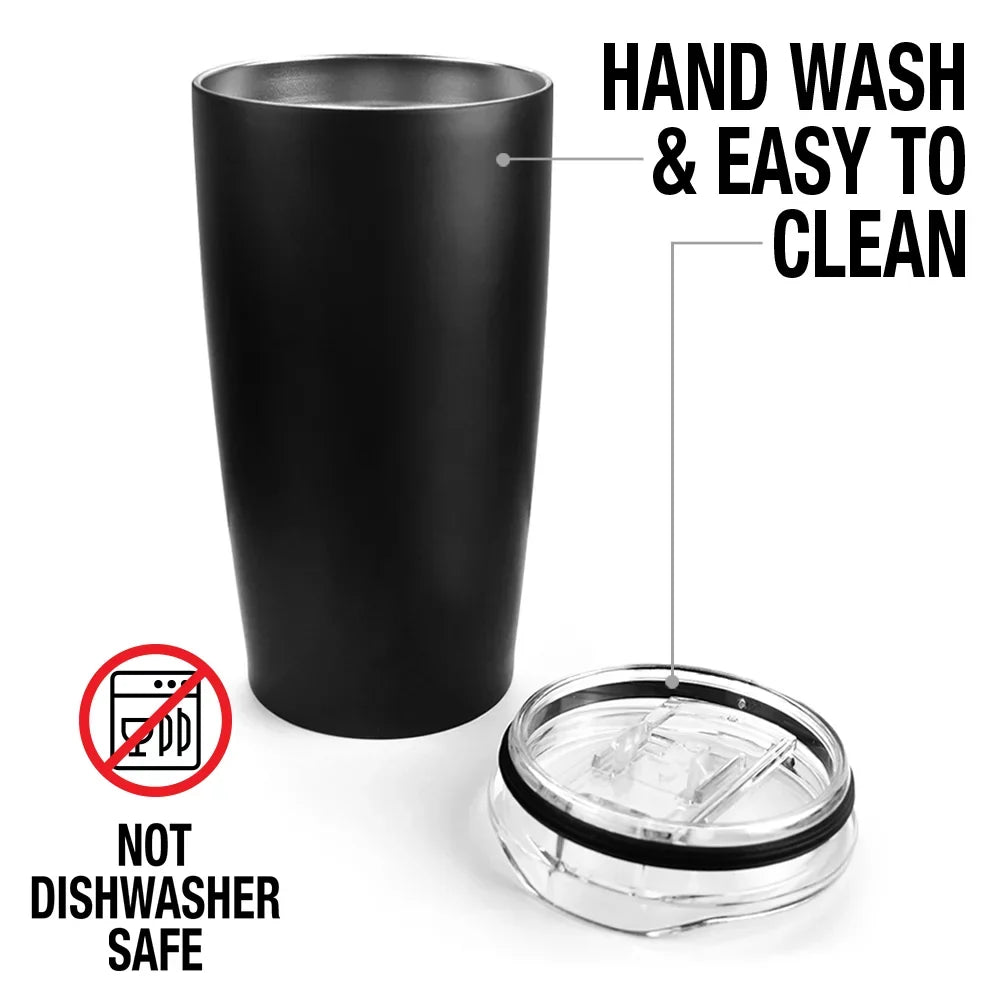 & Hot Wall Coffee 20 Drinks Hobbit/Bofur Insulated for Cold Sliding and Double The Steel with | oz Stainless Travel Vacuum Mug/Cup, Tumbler Beverages Lid Leakproof Great