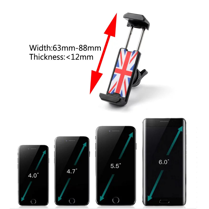 F56 For F54 F55 Car Stand 360°Rotation RD Holder Mount Phone Mini Cooper Cradle