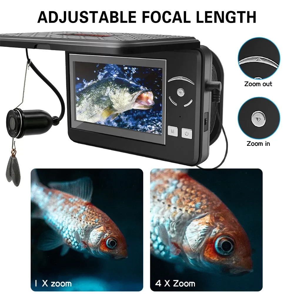 Fishing Fish Boat for Waterproof Ideal with Underwater Portable Fishing Display Finder Sea LCD Camera 720P