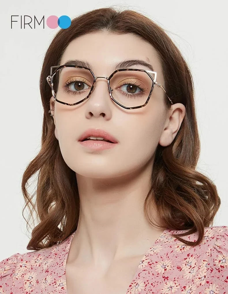 Firmoo for Strain Computer Eye Protection Eye Blocking Screens Light Cat with UV Anti Glasses Glare Black Digital Gold Anti Glasses Women, Blue