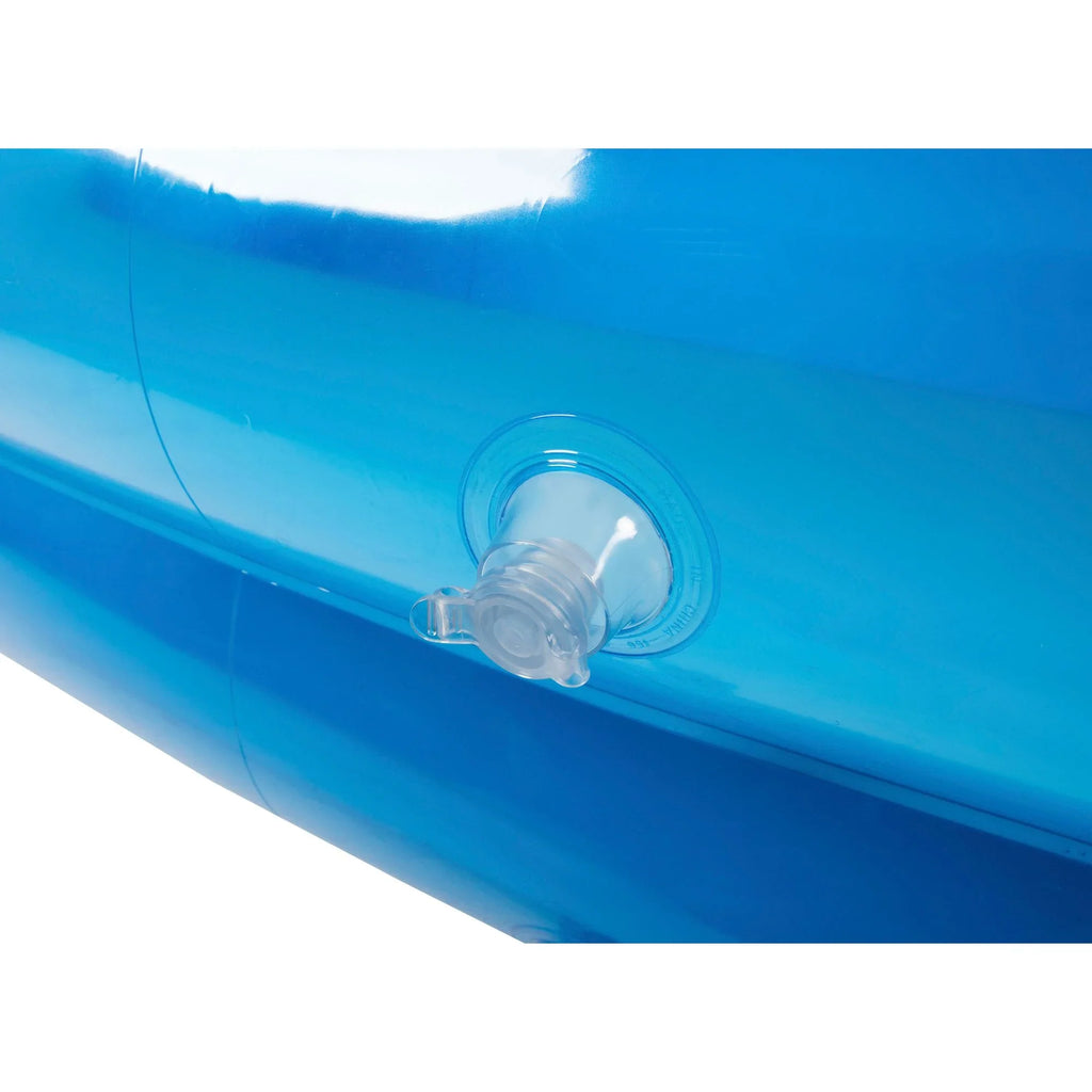 Swimming White and Rectangular 6.5' Blue Inflatable Pool