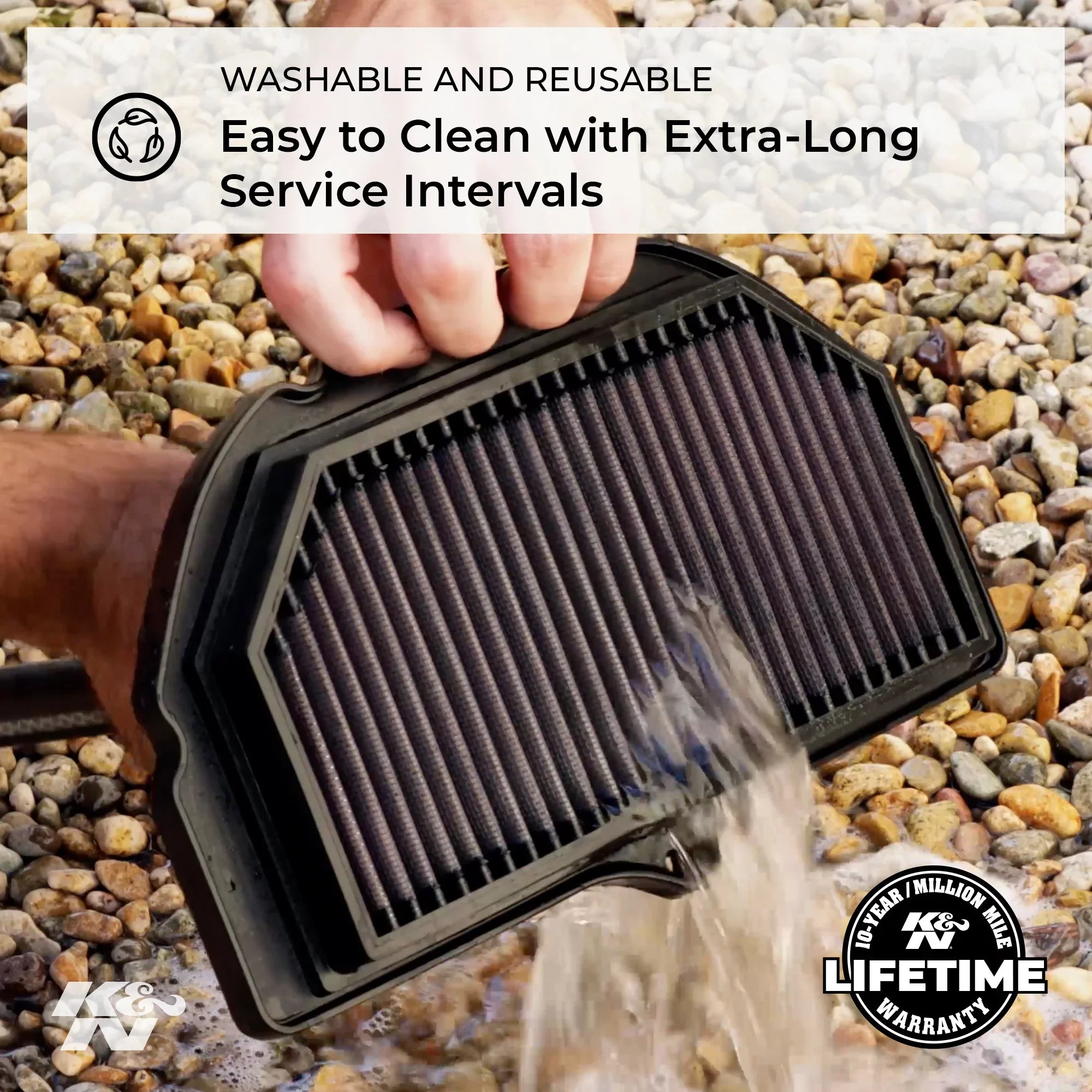 Performance Replacement Air Filter Suzuki High SU-1009 K&N