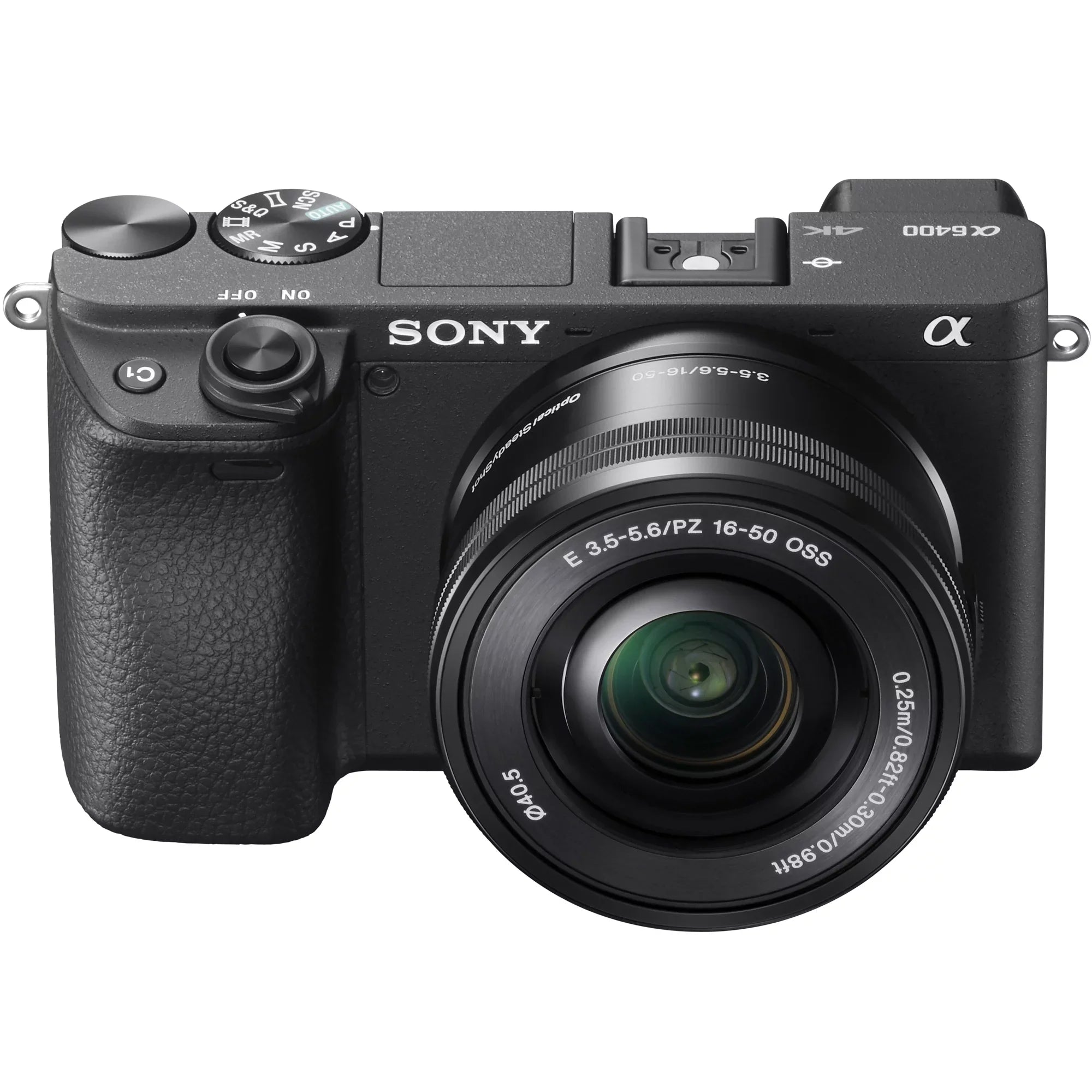 f/3.5-5.6 Battery ILCE-6400L/B Gear Bundle 4K Lens Angle Wide with Sony Deco Telephoto Filter and Editing & a6400 Set 0.43x (Black) + Mirrorless OSS Camera Lens 2.2X Power Extra Case 16-50mm Kit