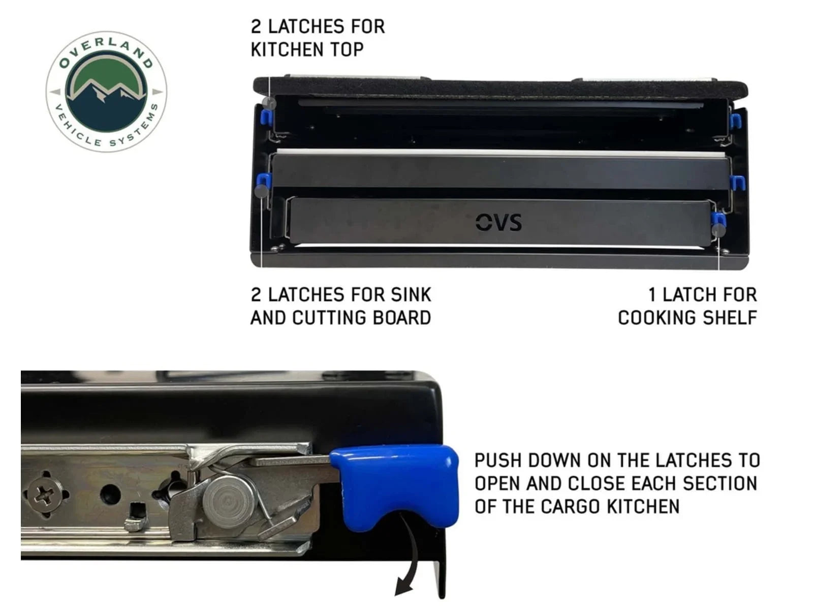 Out Cargo with Drawer Box 21010401 Overland Vehicle Slide Systems