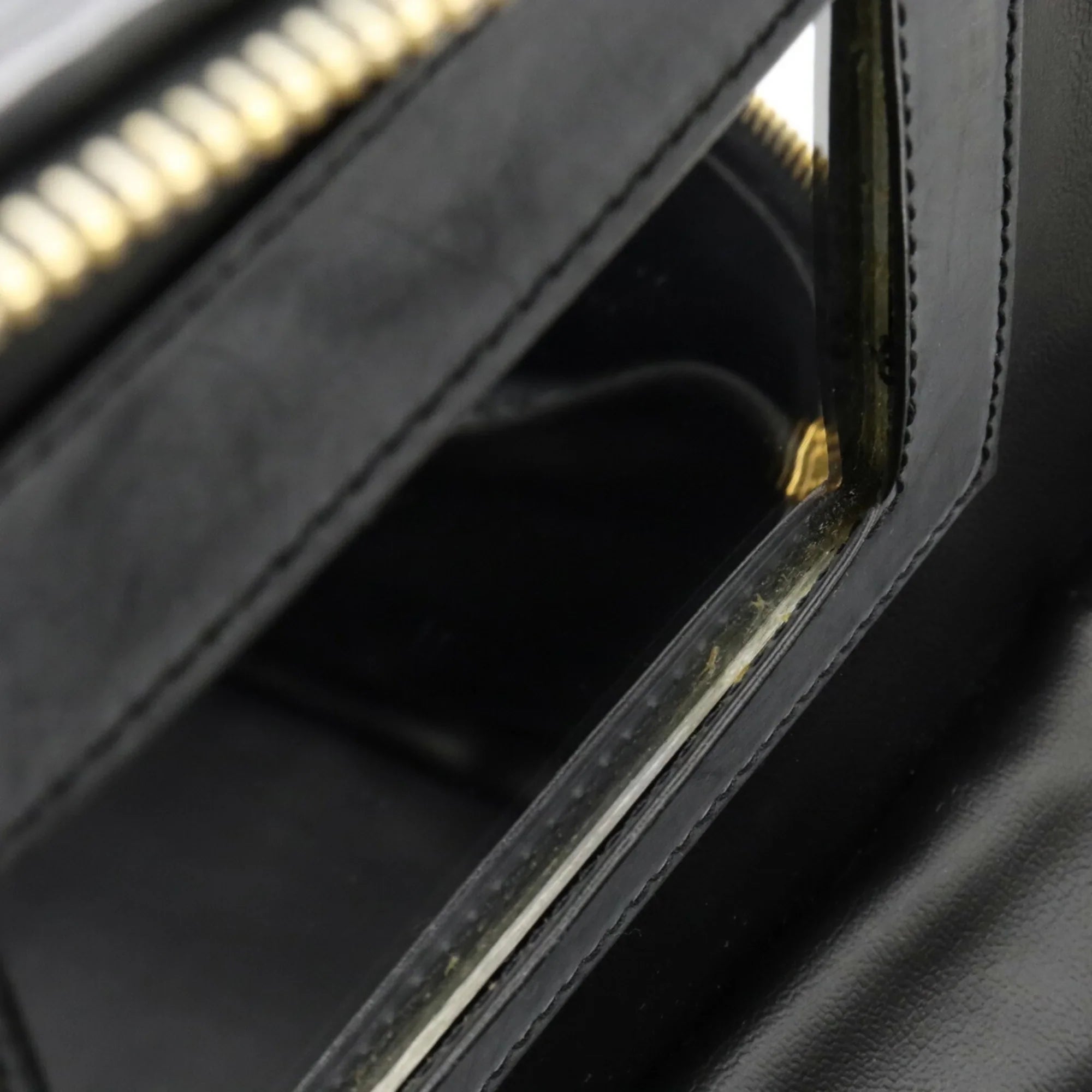 Handbag Vanity Shoulder Chanel Mark Coco Matelasse Pre-Owned Bag (Fair) CHANEL Black Leather