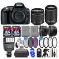 VR Lens D5300/D5600 Nikon II 18-55mm with DSLR || Camera & Supreme 55-200mm Bundle