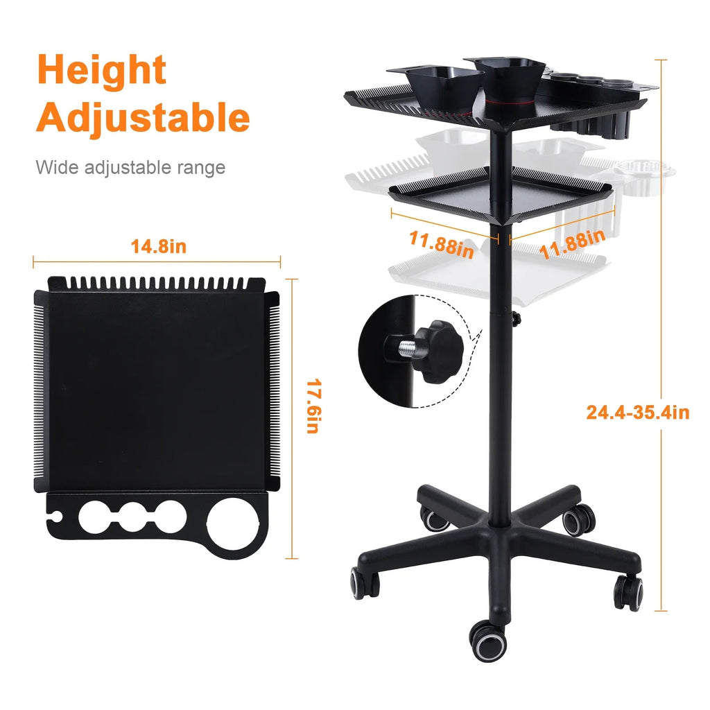 Cart Cart Stylist Movable Clinic Salon Beauty Adjustable Cart Salon Stand On Salon Stand Beauty Hair Salon Salons Bestauty Hair 2 Salon Station Clinic Spa Station Salon Trolley,Salon Station Movable