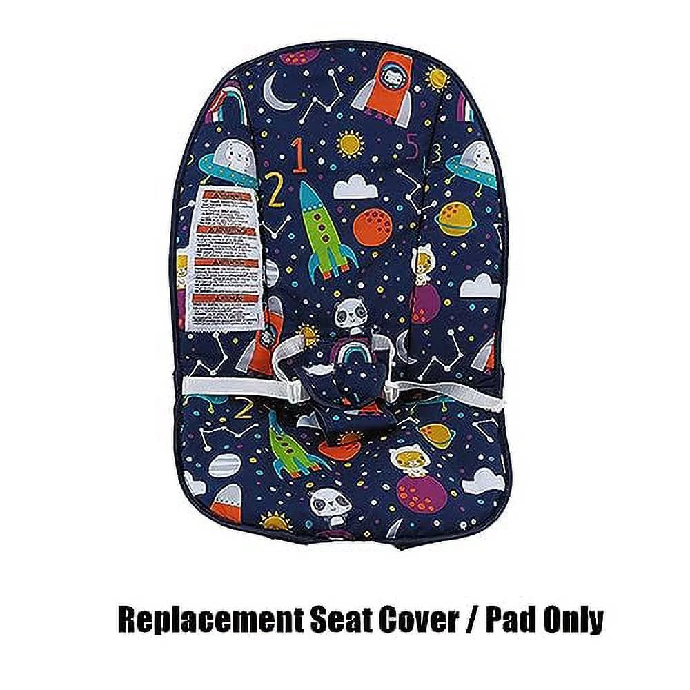 ~ Part - Space Fun Replacement Print Baby GPN10 Replacement Cover/Pad ~ Ship Seat Fisher-Price Bouncer for