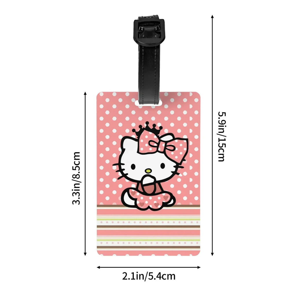 Washable Baggage Girls-Style Cover Zipper Travel Kitty Cover Elastic Concealed Suitcase 4 Protector Fits Women Hello For Luggage Protective Gifts Trunk Suitcase 22"-24" Case With