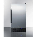 in. 18 Refrigerator, Compact Freestanding Counter Black Depth