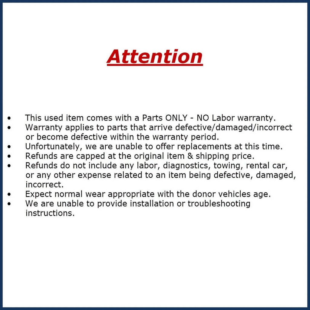 OEM Civic Cleaner Honda 1.8L 10 Pre-Owned 2010 (Good) Intake Air