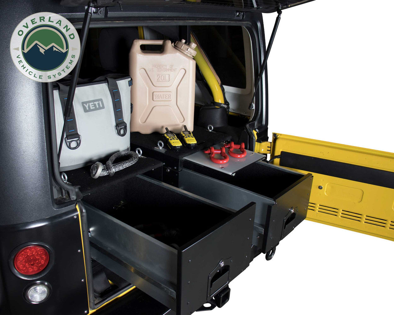 Universal Out Drawer & Cargo Black Working Station Coat Powder 21010201 With Slide Box OVS Size